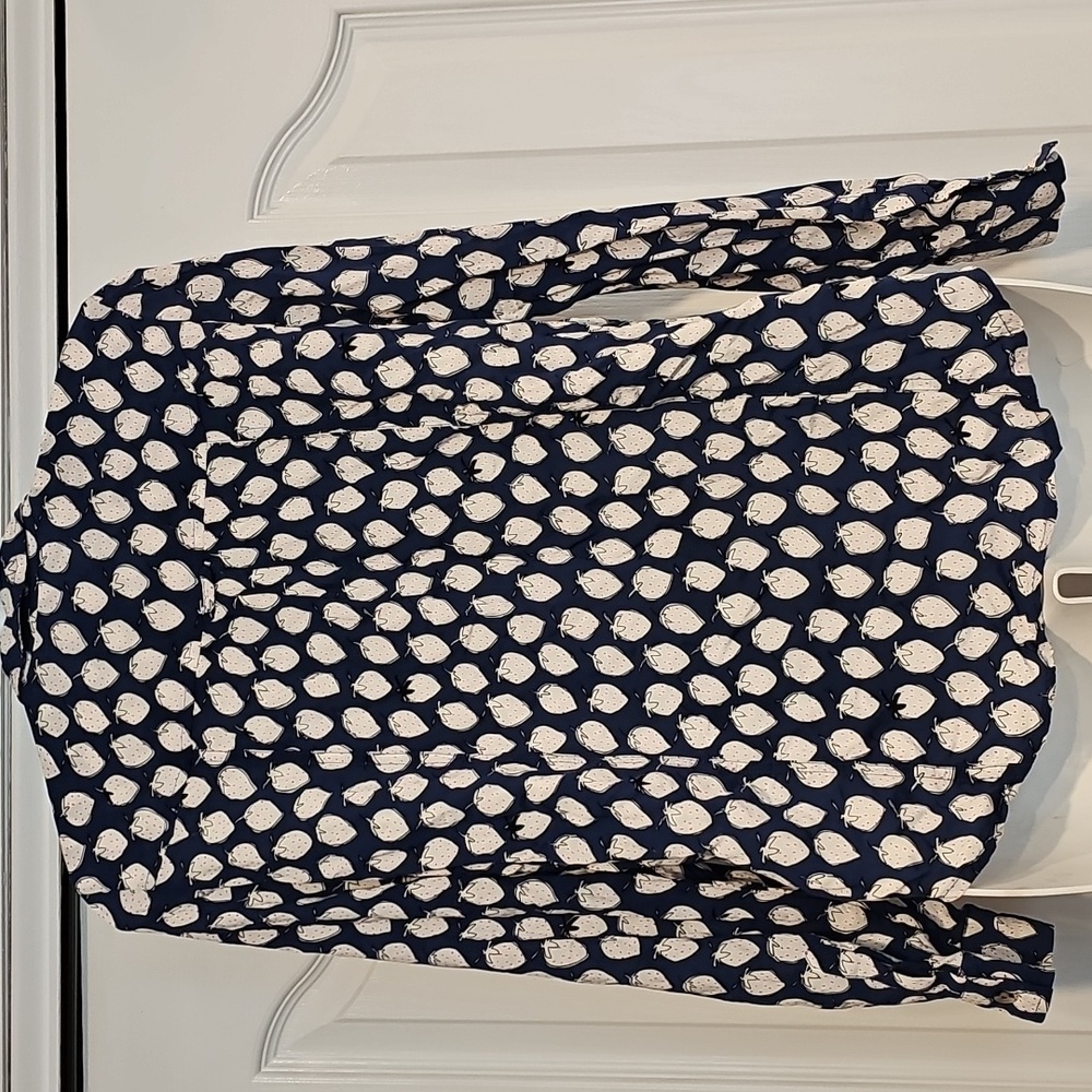 Maeve by Anthropologie Rochelle Printed Button Down Sz 4 - Picture 11 of 14